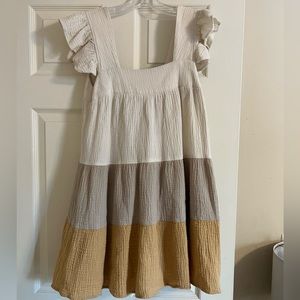 Size S Dress with Ruffle Sleeves